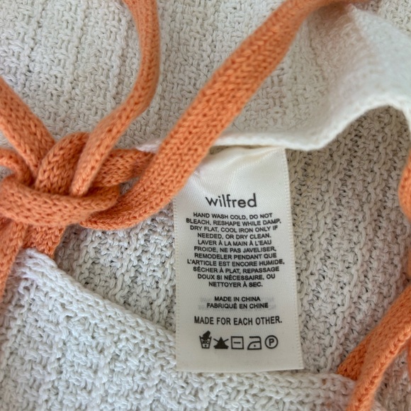 Wilfred Phair Cream Knit high neck tank with open back detail - Picture 8 of 8